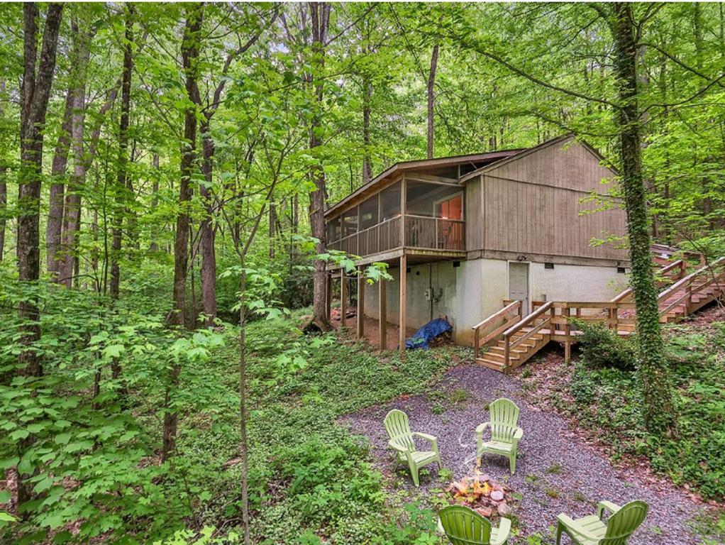 Smoky Mountain Treehouse Villa Maggie Valley Buitenkant foto